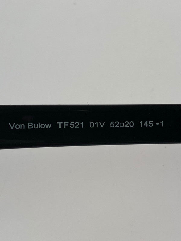 【中古品】【メンズ】 TOM FORD トムフォード TF521 01V VON BULOW COLLAR SUNGLASSES サングラス アイウェア 203-260503-AS-77-min サイズ：50□20-145 カラー：ブラック 万代Net店