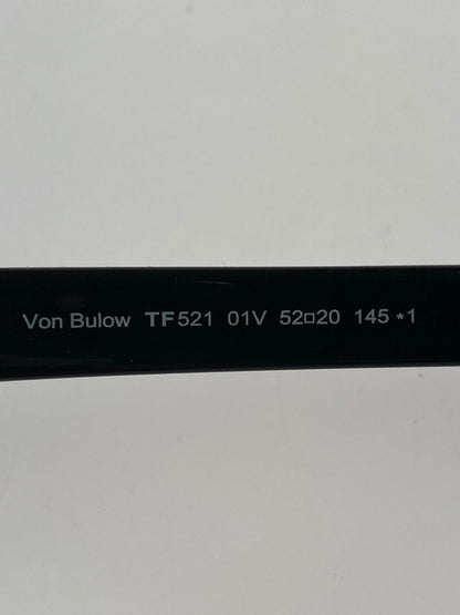 【中古品】【メンズ】 TOM FORD トムフォード TF521 01V VON BULOW COLLAR SUNGLASSES サングラス アイウェア 203-260503-AS-77-min サイズ：50□20-145 カラー：ブラック 万代Net店