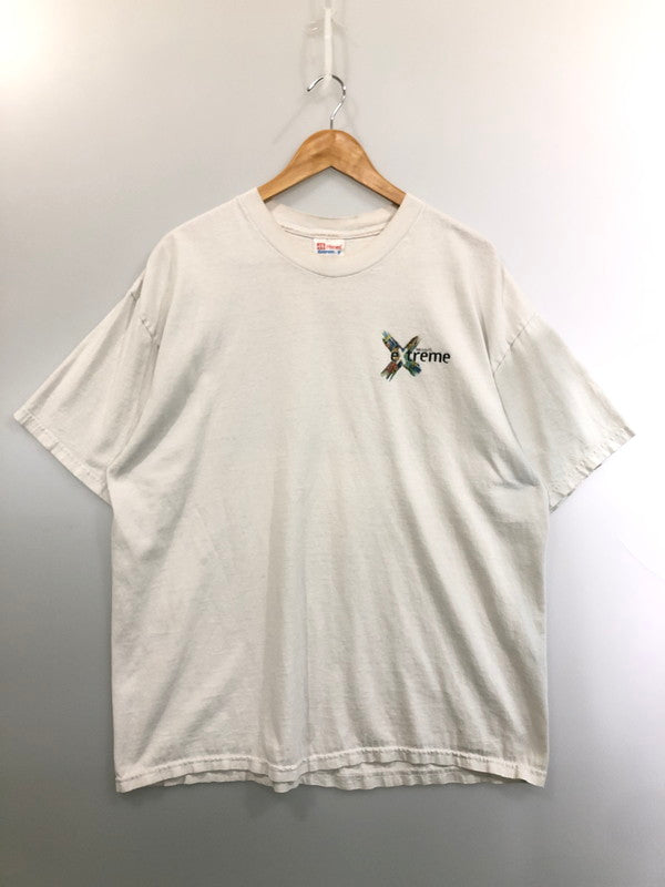 【中古品】【メンズ】 Microsoft マイクロソフト 90-00S EXTREME TEE 半袖Tシャツ ショートスリーブ Hanesタグ 146-260503-AS-27-min サイズ：XL カラー：ホワイト 万代Net店