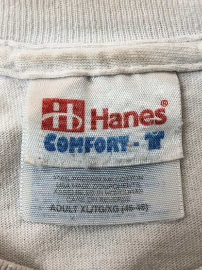 【中古品】【メンズ】 Microsoft マイクロソフト 90-00S EXTREME TEE 半袖Tシャツ ショートスリーブ Hanesタグ 146-260503-AS-27-min サイズ：XL カラー：ホワイト 万代Net店