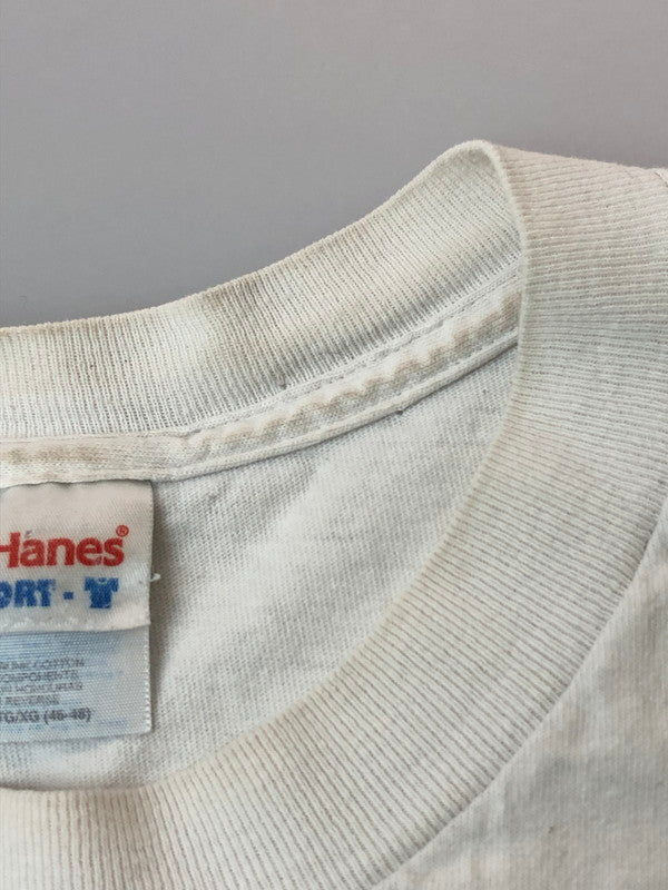 【中古品】【メンズ】 Microsoft マイクロソフト 90-00S EXTREME TEE 半袖Tシャツ ショートスリーブ Hanesタグ 146-260503-AS-27-min サイズ：XL カラー：ホワイト 万代Net店