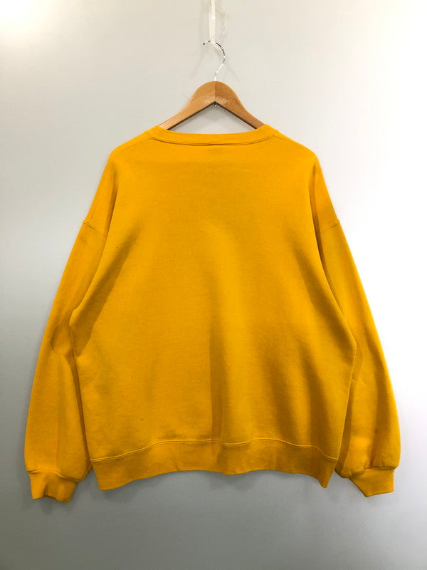 【中古品】【メンズ】 RUSSELL ATHLETIC ラッセルアスレチック 90S 前V SWEATSHIRT スウェット トレーナー 146-260503-AS-33-min サイズ：XL カラー：イエロー 万代Net店