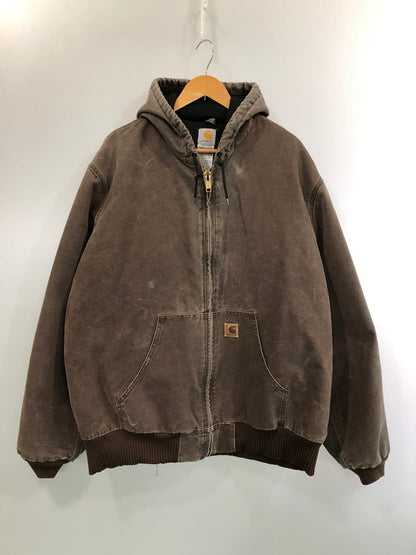 【中古品】【メンズ】 CARHARTT カーハート ACTIVE JACKET アクティブジャケット アウター 146-260503-AS-6-min サイズ：2XL カラー：ブラウン 万代Net店