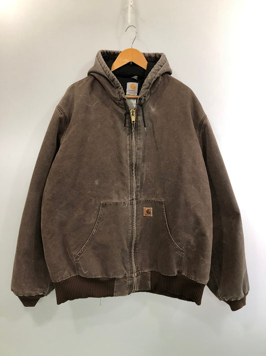 【中古品】【メンズ】 CARHARTT カーハート ACTIVE JACKET アクティブジャケット アウター 146-260503-AS-6-min サイズ：2XL カラー：ブラウン 万代Net店