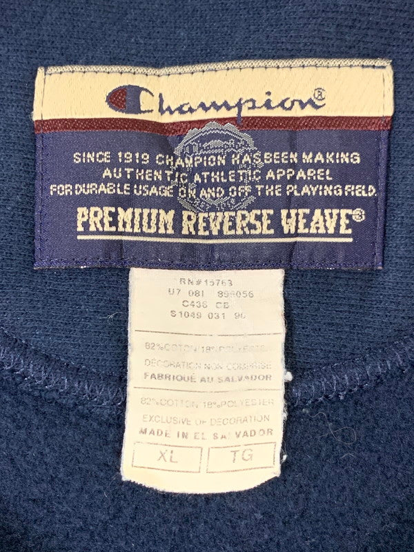【中古品】【メンズ】 CHAMPION チャンピオン 00S CRYSTAL ROCK REVERSE WEAVE SWEATSHIRT クリスタルロック リバースウィーブ スウェットシャツ 00年代 メンズ トップス ヴィンテージ 146-260430-em-22-min サイズ：XL カラー：ネイビー 万代Net店