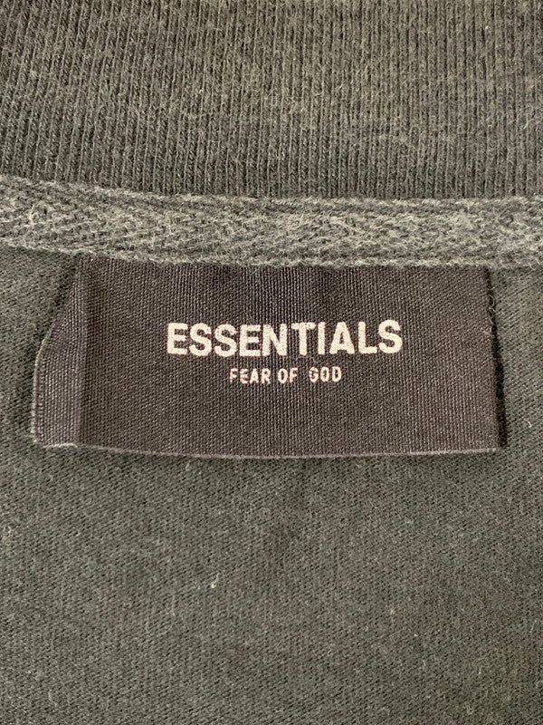 【中古品】【メンズ】 ESSNTIALS エッセンシャルズ LOGO L S TEE ロゴ 長袖 Tシャツ メンズ トップス 142-260430-em-21-min サイズ：XS カラー：ダークグリーン 万代Net店