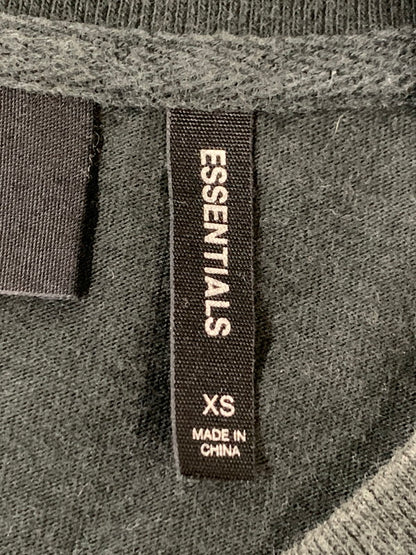 【中古品】【メンズ】 ESSNTIALS エッセンシャルズ LOGO L S TEE ロゴ 長袖 Tシャツ メンズ トップス 142-260430-em-21-min サイズ：XS カラー：ダークグリーン 万代Net店