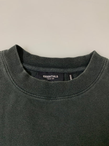 【中古品】【メンズ】 ESSNTIALS エッセンシャルズ LOGO L S TEE ロゴ 長袖 Tシャツ メンズ トップス 142-260430-em-21-min サイズ：XS カラー：ダークグリーン 万代Net店