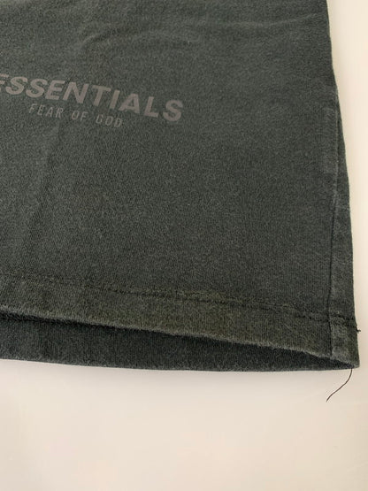 【中古品】【メンズ】 ESSNTIALS エッセンシャルズ LOGO L S TEE ロゴ 長袖 Tシャツ メンズ トップス 142-260430-em-21-min サイズ：XS カラー：ダークグリーン 万代Net店