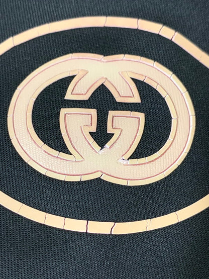 【中古品】【メンズ】 GUCCI グッチ 698461 ネオプレントラックパンツ ボトムス 152-260503-AS-38-min サイズ：M カラー：ブラック 万代Net店
