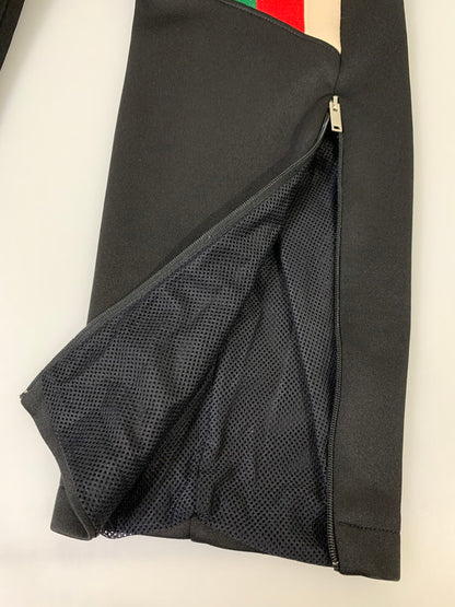 【中古品】【メンズ】 GUCCI グッチ 698461 ネオプレントラックパンツ ボトムス 152-260503-AS-38-min サイズ：M カラー：ブラック 万代Net店