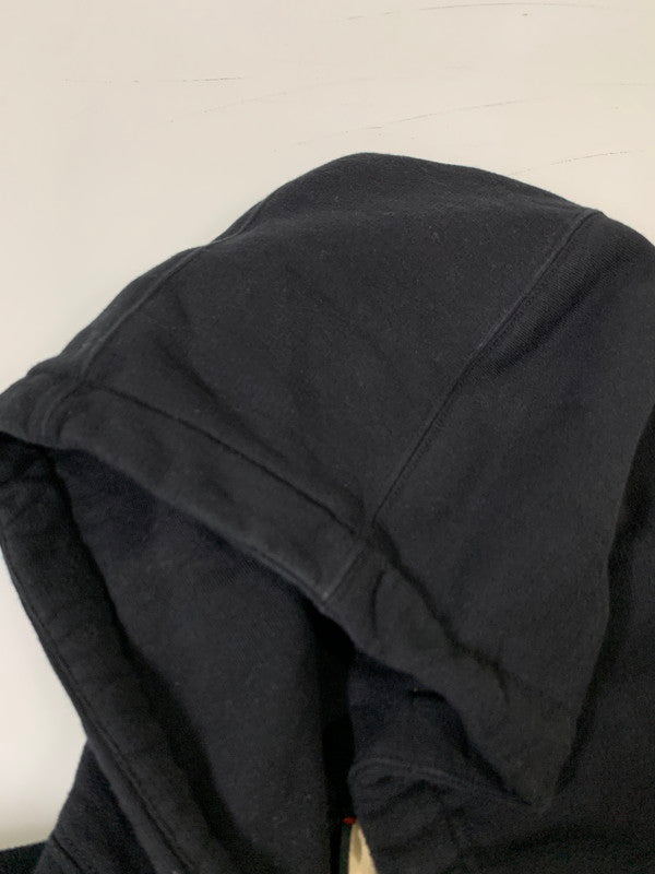 【中古品】【メンズ】 GUCCI グッチ 761574 XJFXN GG LOGO SWEAT HOODIE プルオーバーパーカー 141-260503-AS-42-min サイズ：L カラー：ブラック 万代Net店