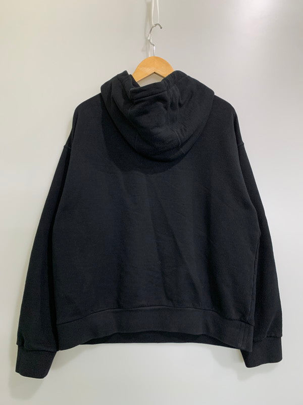 【中古品】【メンズ】 GUCCI グッチ 761574 XJFXN GG LOGO SWEAT HOODIE プルオーバーパーカー 141-260503-AS-42-min サイズ：L カラー：ブラック 万代Net店