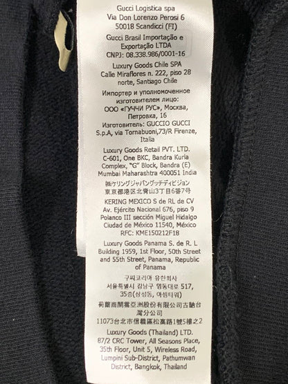 【中古品】【メンズ】 GUCCI グッチ 761574 XJFXN GG LOGO SWEAT HOODIE プルオーバーパーカー 141-260503-AS-42-min サイズ：L カラー：ブラック 万代Net店