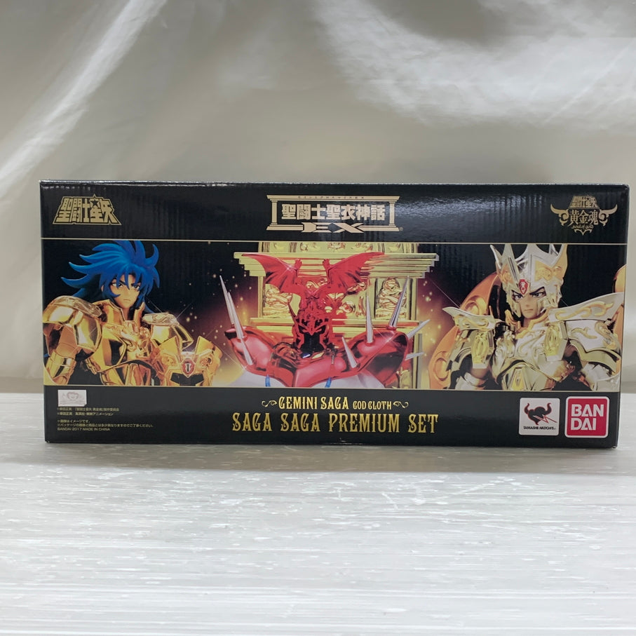 【中古品】 聖闘士聖衣神話EX ジェミニサガ(神聖衣) サガサーガプレミアムセット 「聖闘士星矢 黄金魂-soul of gold-」 バンダイ フィギュア 052-260629-em-09-min 万代Net店