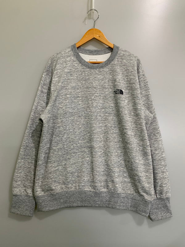 【中古品】【メンズ】 THE NORTH FACE ザノースフェイス NT82492 GRAPHIC CREW SWEAT 長袖Tシャツ ロングスリーブ 144-260503-AS-55-min サイズ：XL カラー：グレー 万代Net店