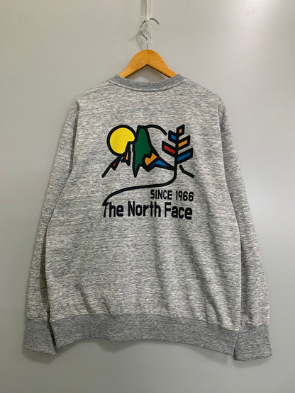 【中古品】【メンズ】 THE NORTH FACE ザノースフェイス NT82492 GRAPHIC CREW SWEAT 長袖Tシャツ ロングスリーブ 144-260503-AS-55-min サイズ：XL カラー：グレー 万代Net店