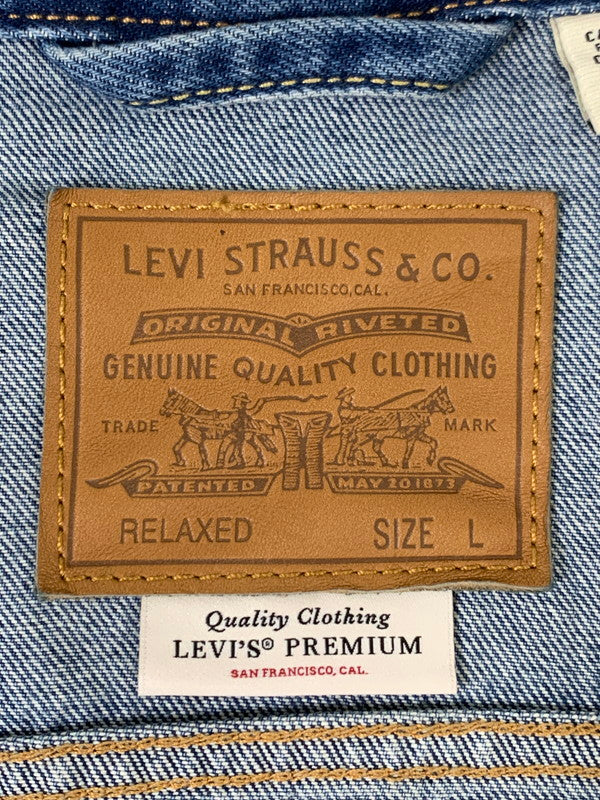 【中古品】【メンズ】 LEVI'S PREMIUM リーバイスプレミアム A3174-0004 TYPE I TRUCKER デニムジャケット アウター 147-260503-AS-50-min サイズ：L カラー：ブルー 万代Net店