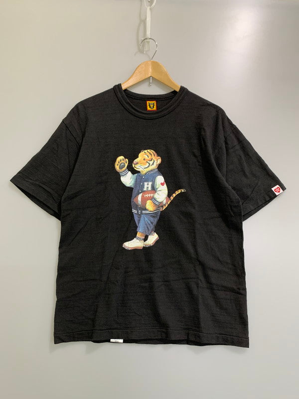 【中古品】【メンズ】 HUMAN MADE ヒューマンメイド HM26TE001 TIGER GRAPHIC T-SHIRT 半袖Tシャツ ショートスリーブ 142-260503-AS-54-min サイズ：L カラー：ブラック 万代Net店