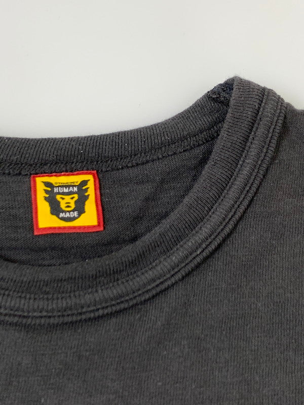 【中古品】【メンズ】 HUMAN MADE ヒューマンメイド HM26TE001 TIGER GRAPHIC T-SHIRT 半袖Tシャツ ショートスリーブ 142-260503-AS-54-min サイズ：L カラー：ブラック 万代Net店