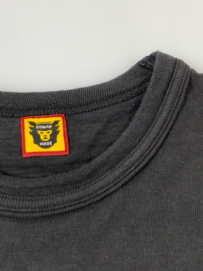 【中古品】【メンズ】 HUMAN MADE ヒューマンメイド HM26TE001 TIGER GRAPHIC T-SHIRT 半袖Tシャツ ショートスリーブ 142-260503-AS-54-min サイズ：L カラー：ブラック 万代Net店