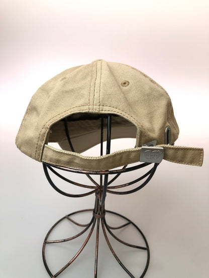【中古品】【メンズ/レディース】 HUMAN MADE ヒューマンメード LOGO CAP HM29GD050 ロゴ キャップ 帽子 ファッション 185-260519-em-06-min カラー：ベージュ 万代Net店