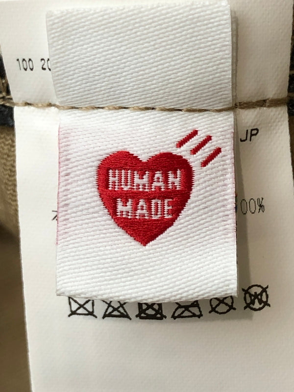 【中古品】【メンズ/レディース】 HUMAN MADE ヒューマンメード LOGO CAP HM29GD050 ロゴ キャップ 帽子 ファッション 185-260519-em-06-min カラー：ベージュ 万代Net店