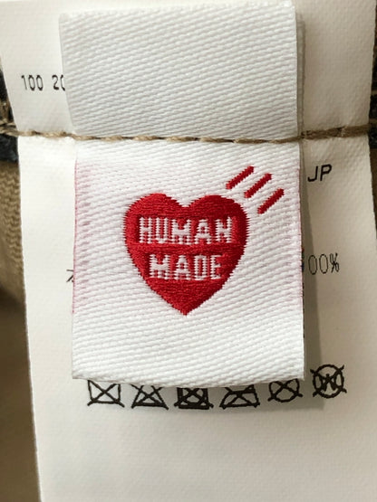 【中古品】【メンズ/レディース】 HUMAN MADE ヒューマンメード LOGO CAP HM29GD050 ロゴ キャップ 帽子 ファッション 185-260519-em-06-min カラー：ベージュ 万代Net店