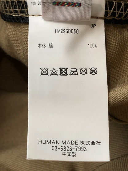 【中古品】【メンズ/レディース】 HUMAN MADE ヒューマンメード LOGO CAP HM29GD050 ロゴ キャップ 帽子 ファッション 185-260519-em-06-min カラー：ベージュ 万代Net店