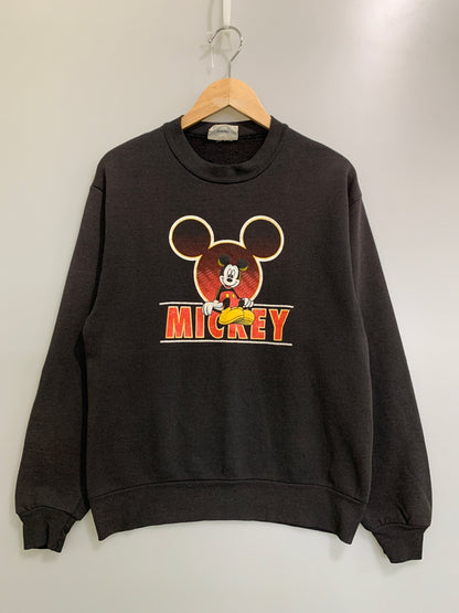 【中古品】【メンズ】 BRAZOS ブラゾス 90S MICKEY SWEATSHIRT 90年代 ミッキーマウス スウェットシャツ メンズ トップス ディズニー 長袖 トレーナー 146-260505-em-48-min カラー：ブラック 万代Net店