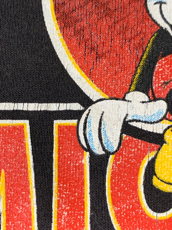 【中古品】【メンズ】 BRAZOS ブラゾス 90S MICKEY SWEATSHIRT 90年代 ミッキーマウス スウェットシャツ メンズ トップス ディズニー 長袖 トレーナー 146-260505-em-48-min カラー：ブラック 万代Net店