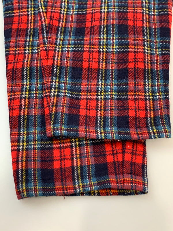【中古品】【メンズ】 HAI SPORTING GEAR ハイスポーティングギア CHECK PANTS チェックパンツ ウールパンツ ボトムス 151-260610-kt-19-min サイズ：63 カラー：レッド系（チェック柄） 万代Net店