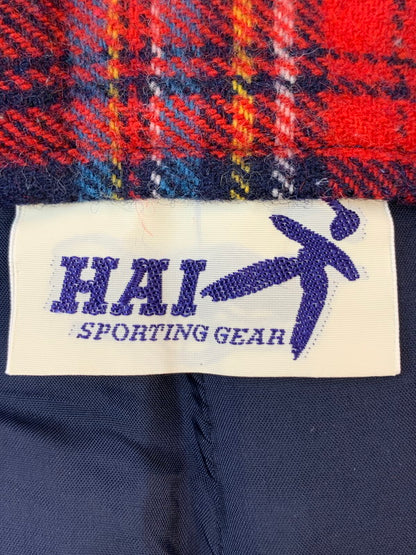 【中古品】【メンズ】 HAI SPORTING GEAR ハイスポーティングギア CHECK PANTS チェックパンツ ウールパンツ ボトムス 151-260610-kt-19-min サイズ：63 カラー：レッド系（チェック柄） 万代Net店
