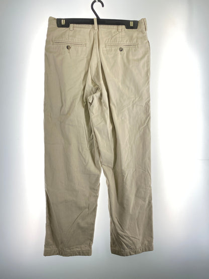 【中古品】【メンズ】 L.L.BEAN エルエルビーン 90S 裏ネル チノパンツ ボトムス 155-260604-AS-34-min サイズ：32×34 カラー：ベージュ 万代Net店