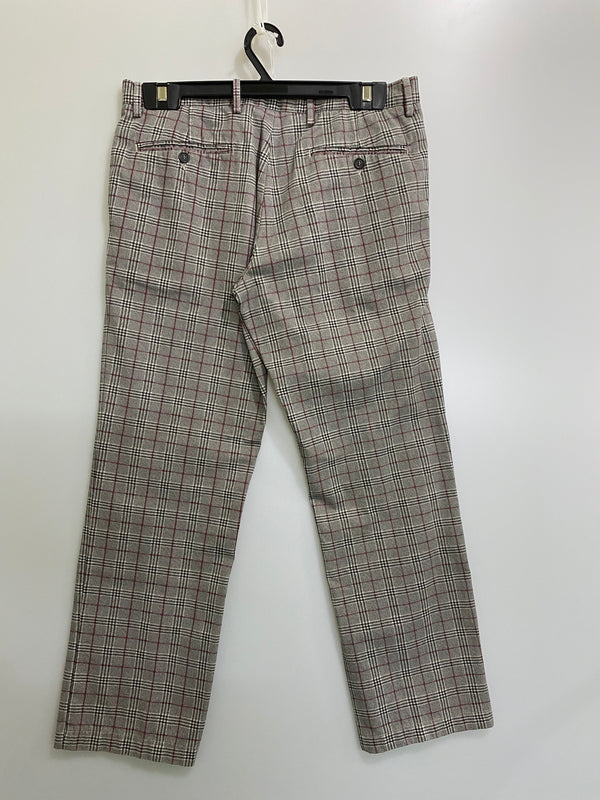 【中古品】【メンズ】 C.P.COMPANY シーピーカンパニー 90S CHECK PANTS チェックパンツ グレンチェック スラックス 152-260613-kt-02-min サイズ：48 カラー：グレー系（チェック柄） 万代Net店