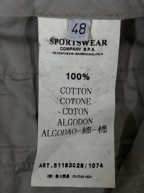【中古品】【メンズ】 C.P.COMPANY シーピーカンパニー 90S CHECK PANTS チェックパンツ グレンチェック スラックス 152-260613-kt-02-min サイズ：48 カラー：グレー系（チェック柄） 万代Net店