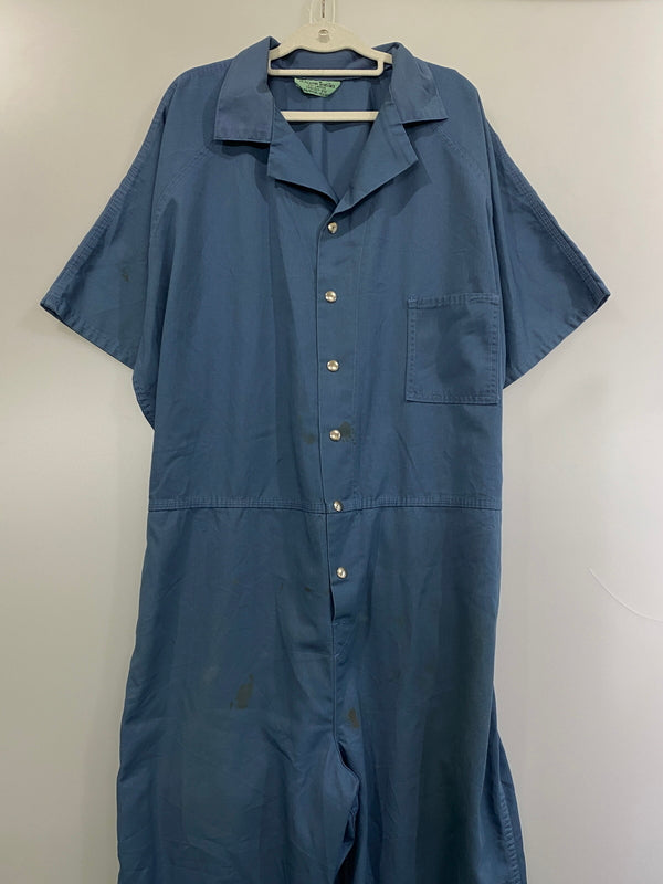 【中古品】【メンズ】 ROBINSON TEXTILES ロビンソン テキスタイズ 70-80S ALL IN ONE 70年代 80年代 オールインワン つなぎ ジャンプスーツ メンズ 146-260524-em-19-min サイズ：2XL カラー：ライトブルー 万代Net店