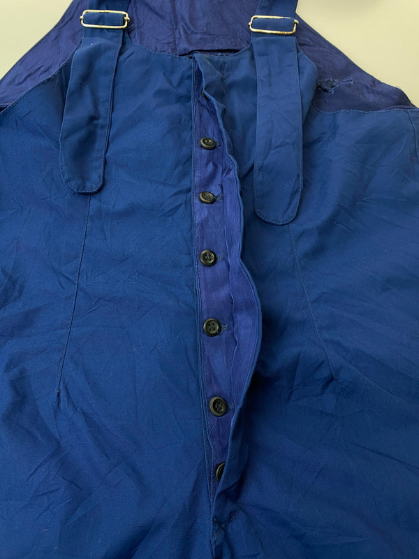 【現状渡し品】【メンズ】 USED ユーズド CARGO OVERALLS カーゴ オーバーオール つなぎ サロペット メンズ 146-260524-em-18-min サイズ：52 カラー：ブルー 万代Net店
