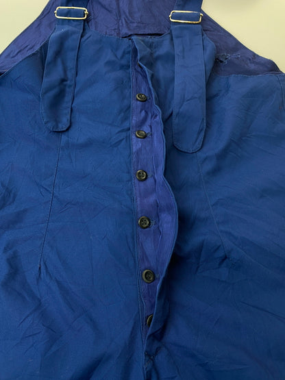 【現状渡し品】【メンズ】 USED ユーズド CARGO OVERALLS カーゴ オーバーオール つなぎ サロペット メンズ 146-260524-em-18-min サイズ：52 カラー：ブルー 万代Net店