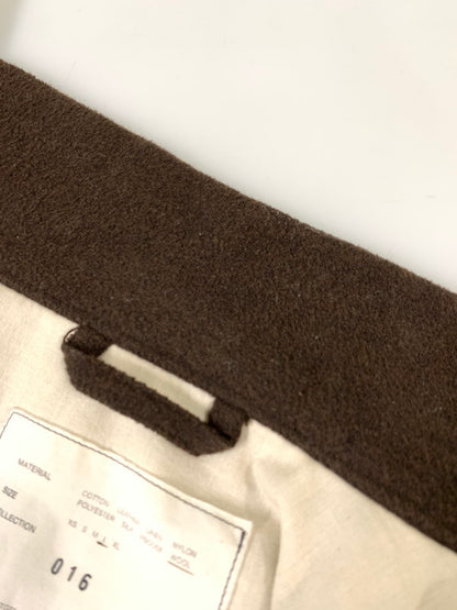 【中古品】【メンズ】 CAMIEL FORTGENS カミエルフォートヘンス ZIPPED WOOL FLEECE ANORAK WITH HIGH COLL アウター 141-260503-AS-40-min サイズ：L カラー：ブラウン 万代Net店