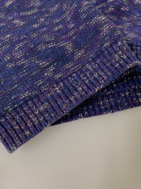 【中古品】【メンズ】 AMACHI. アマチ 013KW-6 WOOL KNIT ウールニット 140-260503-AS-41-min サイズ：6 カラー：パープル系 万代Net店
