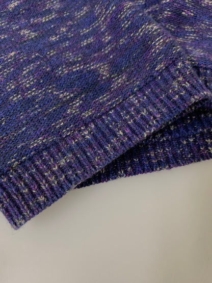 【中古品】【メンズ】 AMACHI. アマチ 013KW-6 WOOL KNIT ウールニット 140-260503-AS-41-min サイズ：6 カラー：パープル系 万代Net店