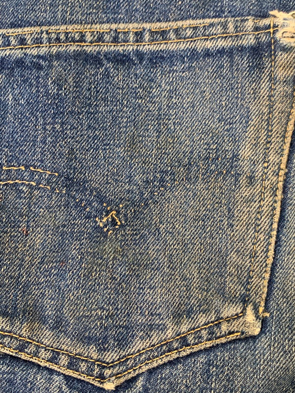 【現状渡し品】【メンズ】 LEVI'S 推定50S 推定ギャラ入り 501XX DENIM PANTS デニムパンツ ボトムス ヴィンテージ 157-260503-AS-36-min サイズ：下記参照 カラー：インディゴ 万代Net店