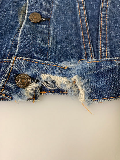 【現状渡し品】【メンズ】 LEVI'S リーバイス 60-70S 70505 BIG"E" DENIM JACKET 60年代 70年代 ビッグE デニムジャケット メンズ アウター Gジャン 146-260505-em-25-min カラー：インディゴブルー 万代Net店