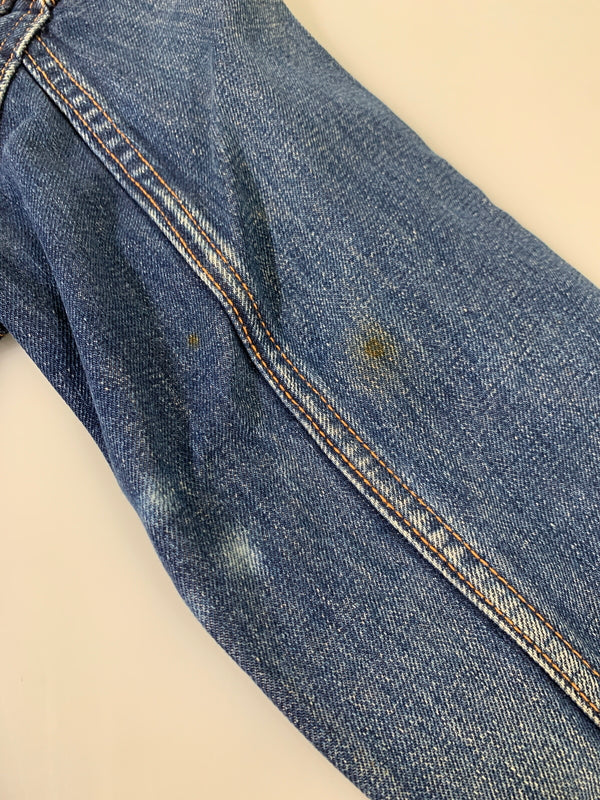 【現状渡し品】【メンズ】 LEVI'S リーバイス 60-70S 70505 BIG"E" DENIM JACKET 60年代 70年代 ビッグE デニムジャケット メンズ アウター Gジャン 146-260505-em-25-min カラー：インディゴブルー 万代Net店