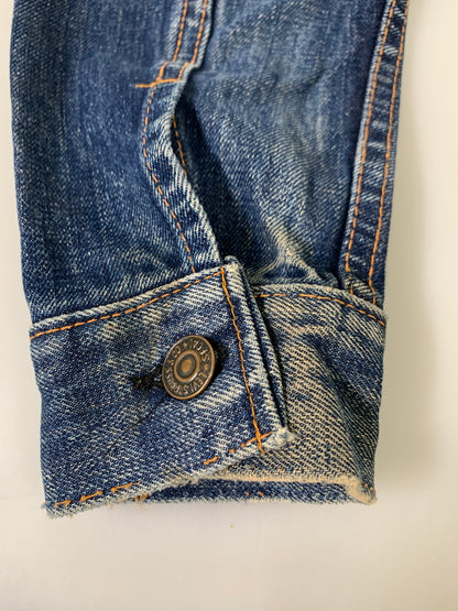 【現状渡し品】【メンズ】 LEVI'S リーバイス 60-70S 70505 BIG"E" DENIM JACKET 60年代 70年代 ビッグE デニムジャケット メンズ アウター Gジャン 146-260505-em-25-min カラー：インディゴブルー 万代Net店