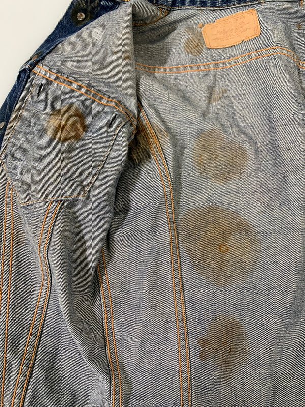 【現状渡し品】【メンズ】 LEVI'S リーバイス 60-70S 70505 BIG"E" DENIM JACKET 60年代 70年代 ビッグE デニムジャケット メンズ アウター Gジャン 146-260505-em-25-min カラー：インディゴブルー 万代Net店