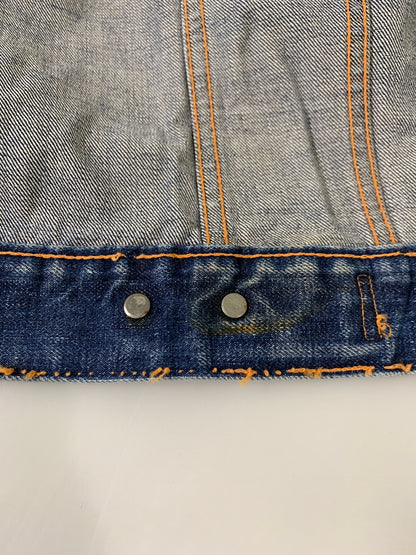 【現状渡し品】【メンズ】 LEVI'S リーバイス 60-70S 70505 BIG"E" DENIM JACKET 60年代 70年代 ビッグE デニムジャケット メンズ アウター Gジャン 146-260505-em-25-min カラー：インディゴブルー 万代Net店