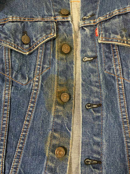 【現状渡し品】【メンズ】 LEVI'S リーバイス 60-70S 70505 BIG"E" DENIM JACKET 60年代 70年代 ビッグE デニムジャケット メンズ アウター Gジャン 146-260505-em-25-min カラー：インディゴブルー 万代Net店