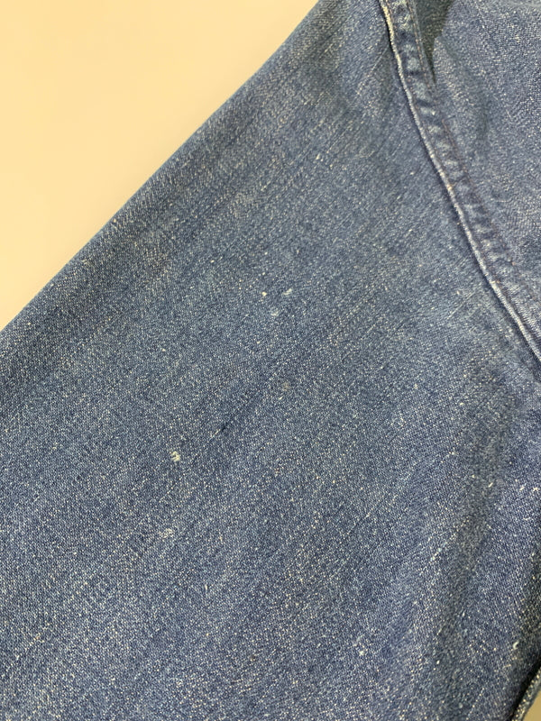 【現状渡し品】【メンズ】 U.S.NAVY ユーエスネイビー 40S SHAWL COLLAR DENIM JACKET フォーティーズ ショールカラー デニムジャケット 40年代 メンズ アウター ヘチマ襟 デニムカバーオール 146-260505-em-26-min カラー：インディゴブルー 万代Net店